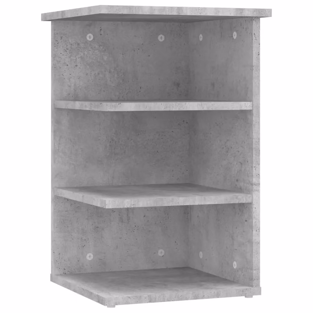 Berkfield Home Side Cabinet in Grey MDF, W/D/H: 35 x 35 x 55 cm – 2