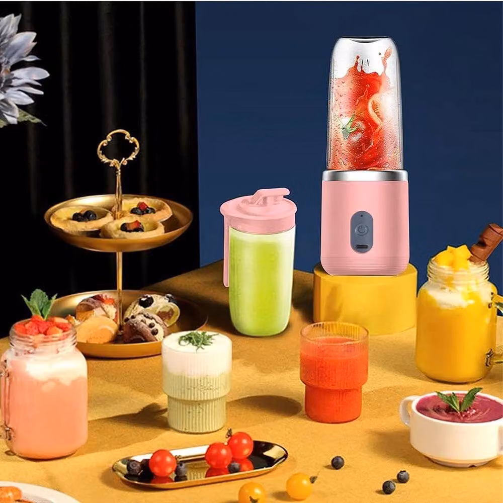 NESTLUNE Portable Blender Smoothie Maker in Pink – 3