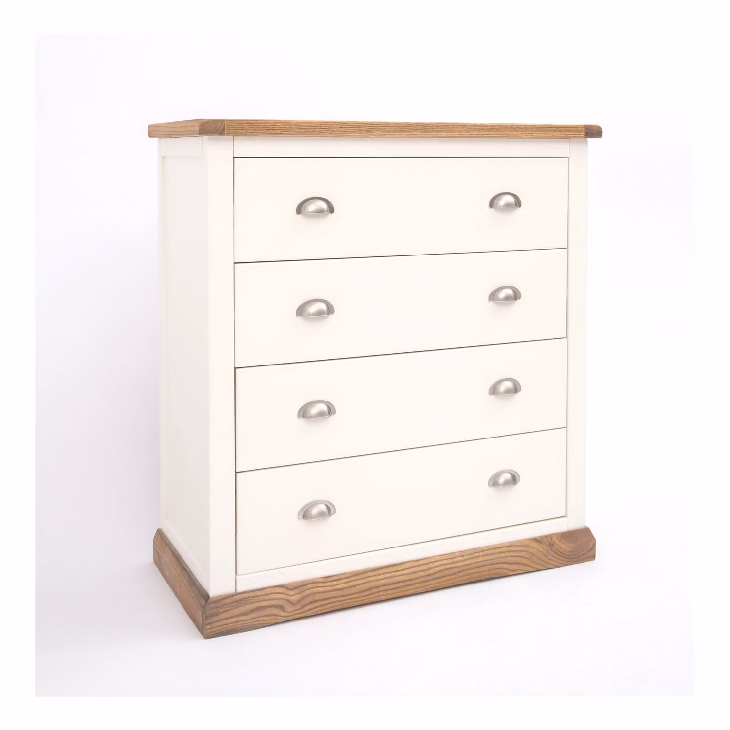 Cabinet Bits Tropea 4 Drawer Chest of Drawers in White with Gold Handles – 2