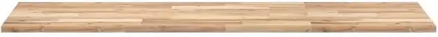 Berkfield Home Versatile Untreated Solid Wood Acacia Desk Top in Brown, W/D/H: 120 x 50 x 2 cm