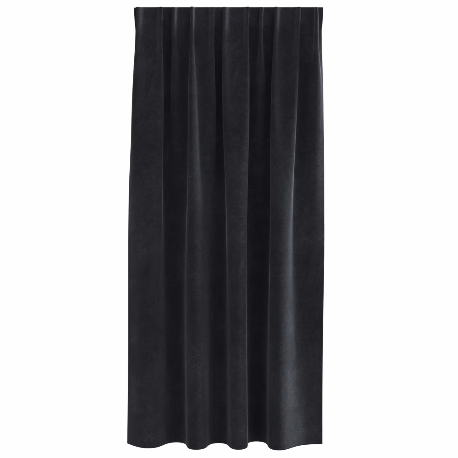 Berkfield Home Blackout Velvet Curtains with Top Tape, 2 Pack, Black – 3