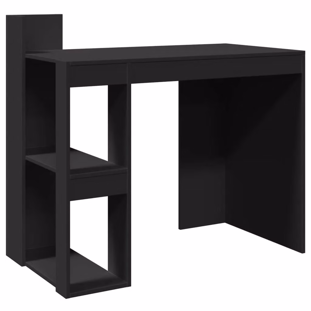 Berkfield Modern Home Office Desk in Black, W/D/H: 103.5 x 56.5 x 94 cm – 2
