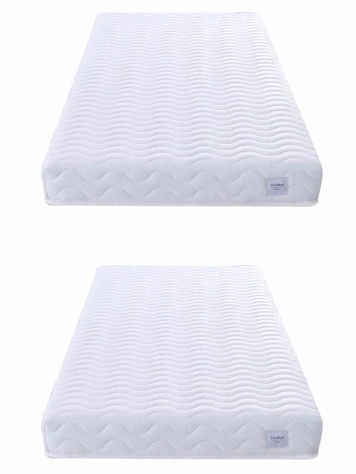 Birlea Buxton Single Pine Wood Guest Bed with Trundle and 2 Mattresses in Light Brown, W/D/H: 90 x 200 x 106 cm – 2