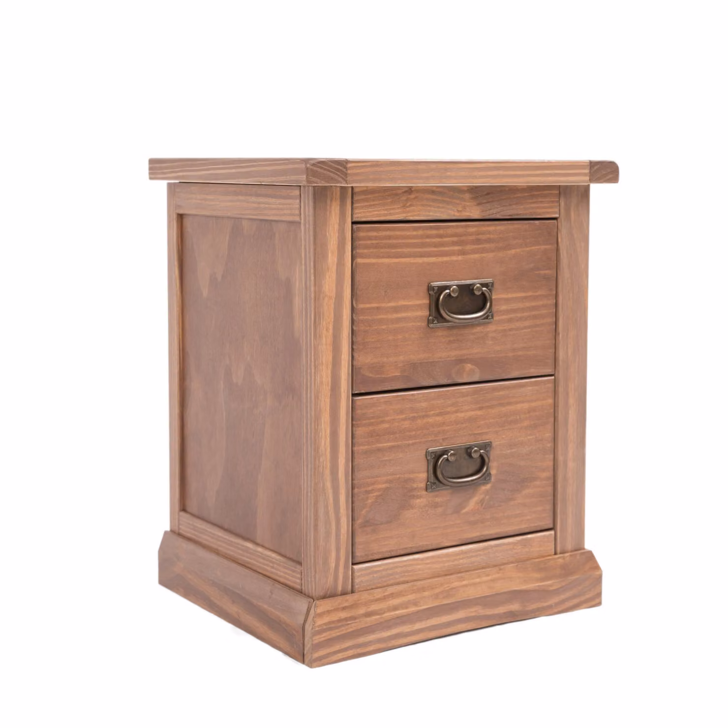 Cabinet Bits Tirolo 2 Drawer Bedside Cabinet in Brown – 2