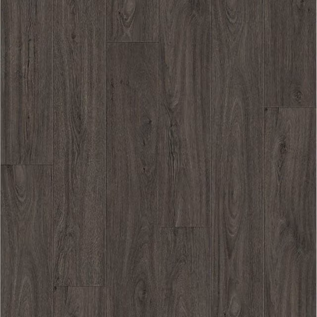 Guardian Click Wood Look Vinyl Flooring Planks, Brown and Grey, Pack of 8
