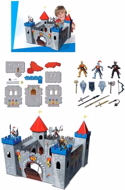 Small World Toys Knights Castle Toy in White