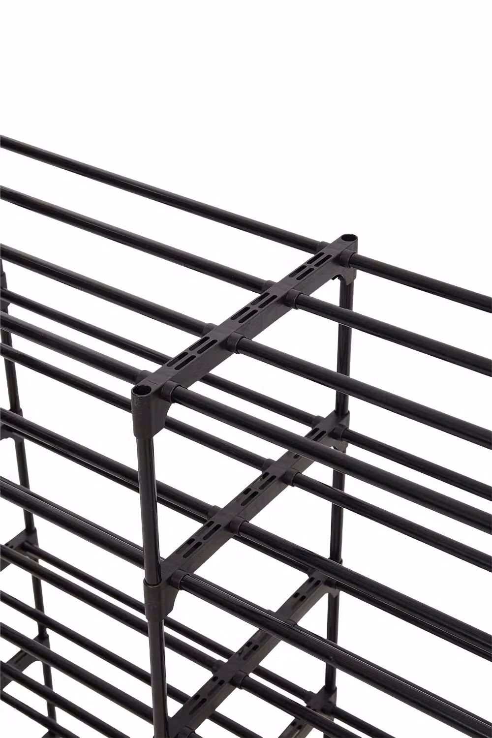 Living and Home 6-Tier Metal Shoe Rack in Black – 3
