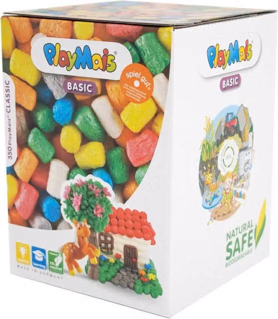 PlayMais Classic Basic Multicolour Creative Modeling Clay 15 cm