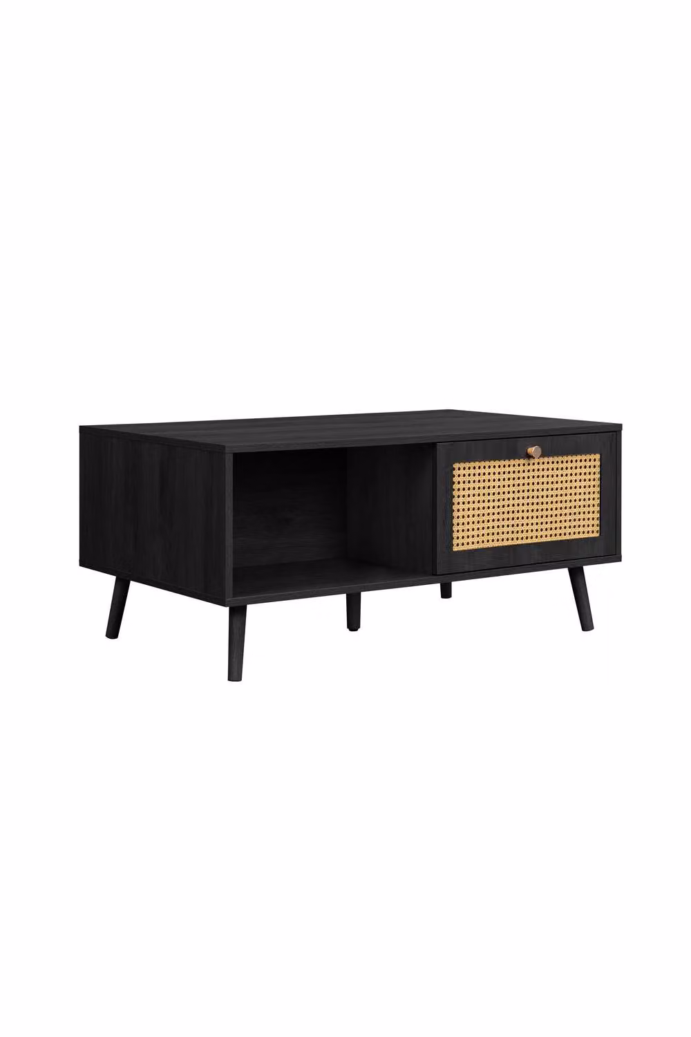 Birlea Croxley Black Rattan Coffee Table – 6