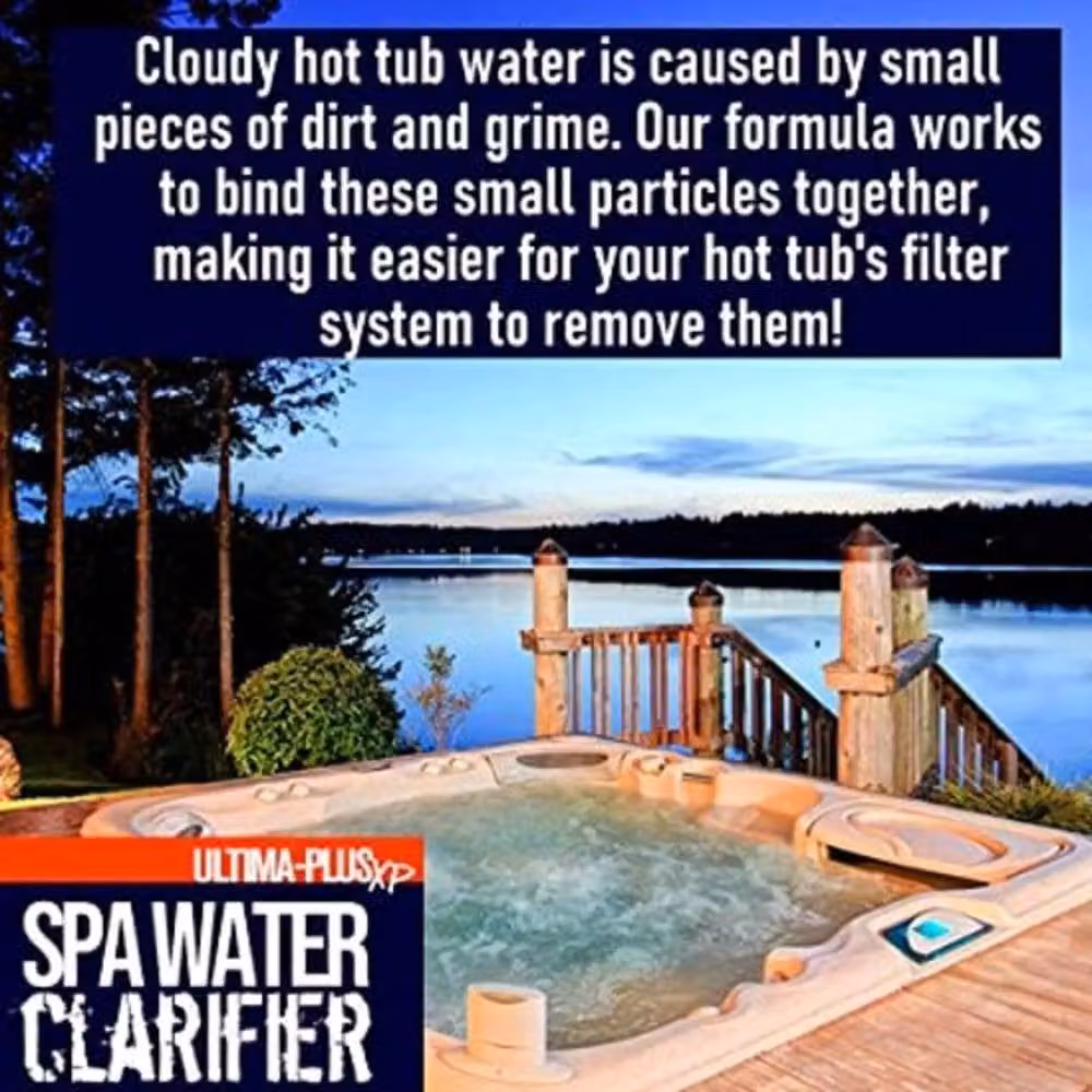 ProKleen XP Liquid Spa, Jacuzzi and Hot Tub Water Clarifier, 2 Pack, White – 2