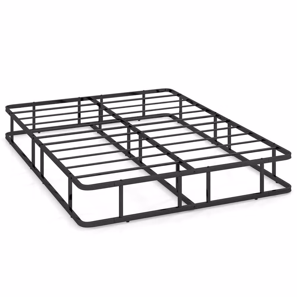 Costway King Size Metal Platform Bed Frame with Underbed Storage in Black, 180 x 200 cm – 2