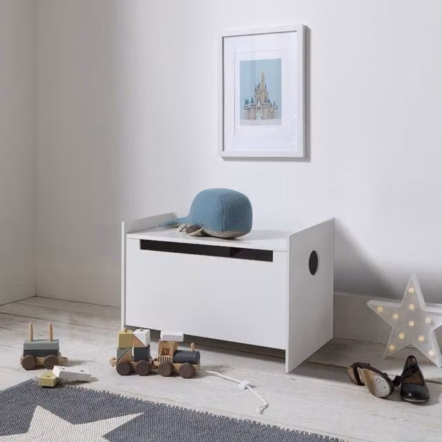 Nöa and Nani Ida Toy Box Organiser in White