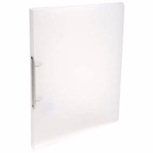 Exacompta Chromaline A4 Flexible 2 Ring Binder in Translucent Clear Plastic