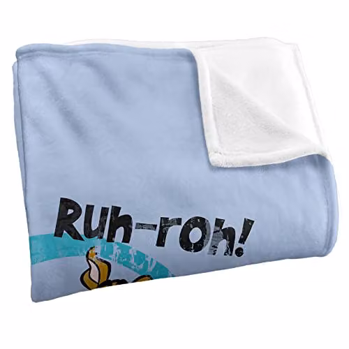 LOGOVISION Scooby Doo Officially Licensed Super Soft Fleece Throw Blanket, Multicolour and White, W/D/H: 152 x 127 cm – 2