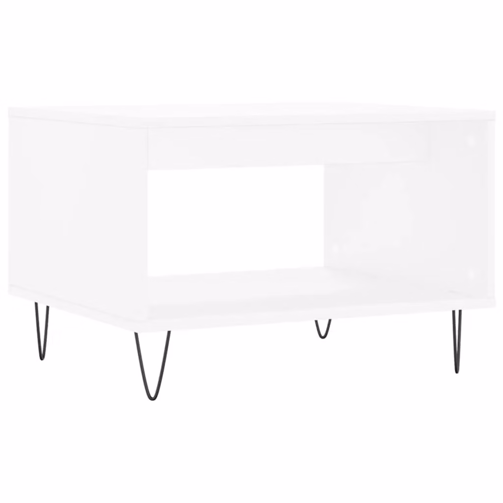 Berkfield Home Modern White Coffee Table W/D/H: 60 x 50 x 40 cm – 2