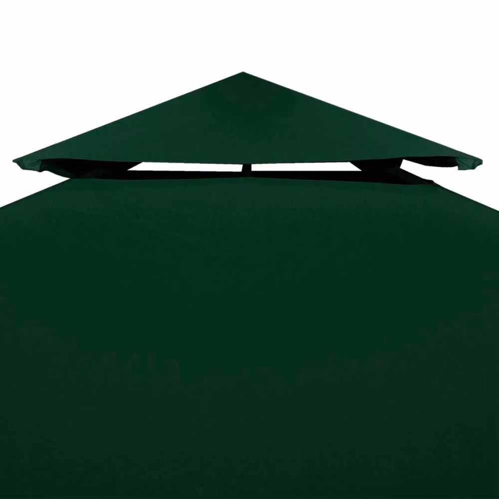 Berkfield Home Green PVC-Coated Gazebo Canopy Replacement Cover – 3