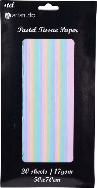 Art Studio Multicolour Pastel Tissue Paper for Children