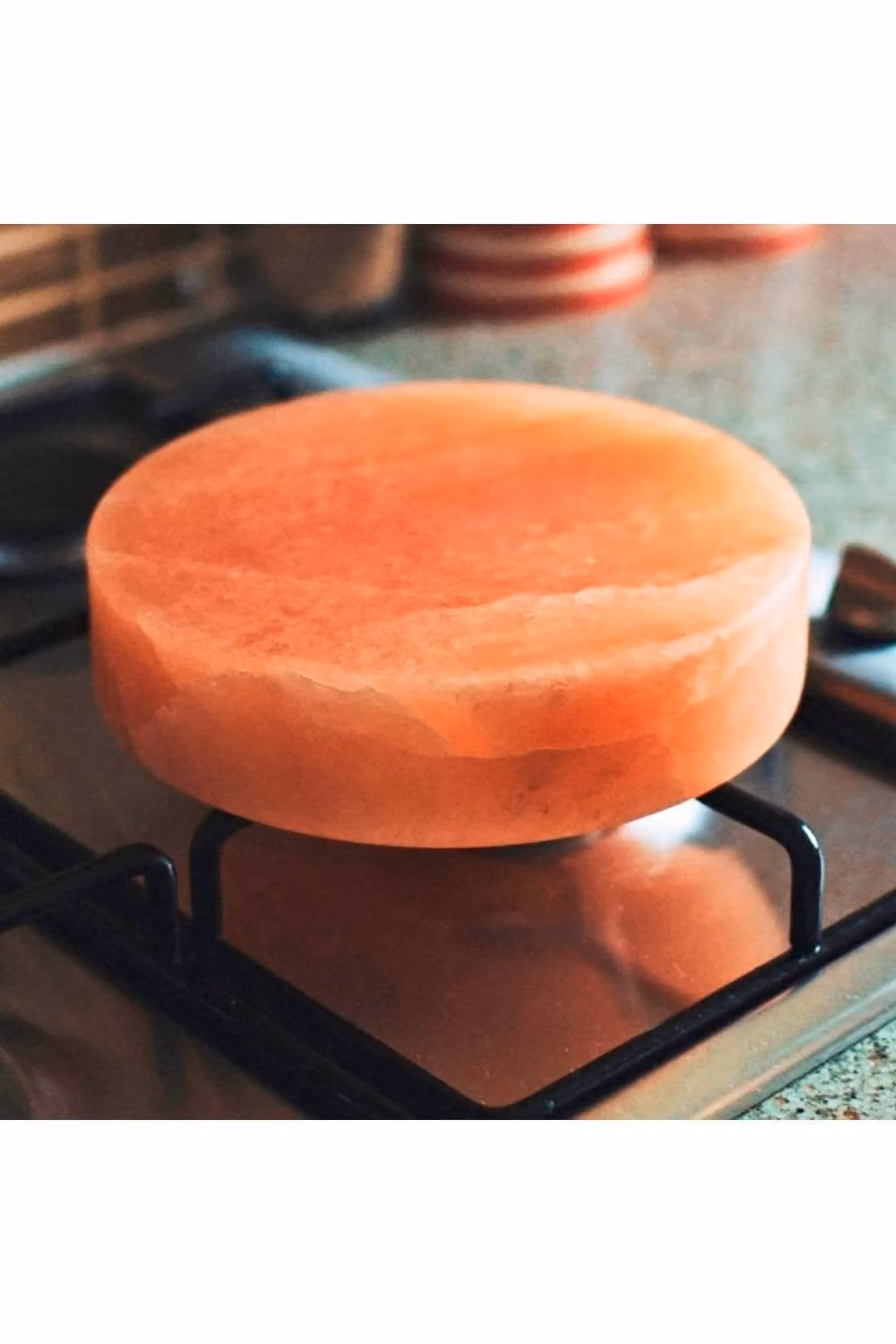 KDMD Pink Himalayan Salt Cooking Plates, Round, Pack of 10, Diameter: 20 cm – 2