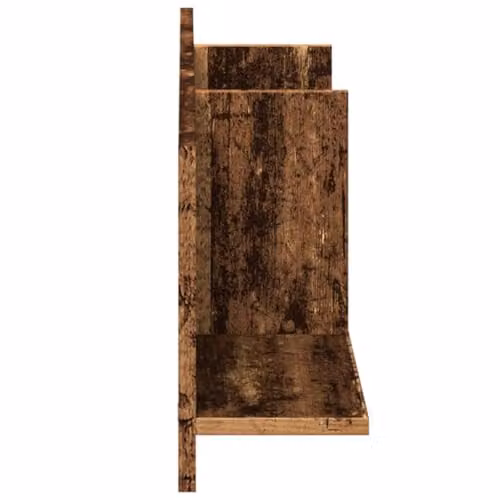 vidaXL Modern Wall Mounted Cabinet in Old Wood Brown, W/D/H: 100 x 16.5 x 30 cm – 2