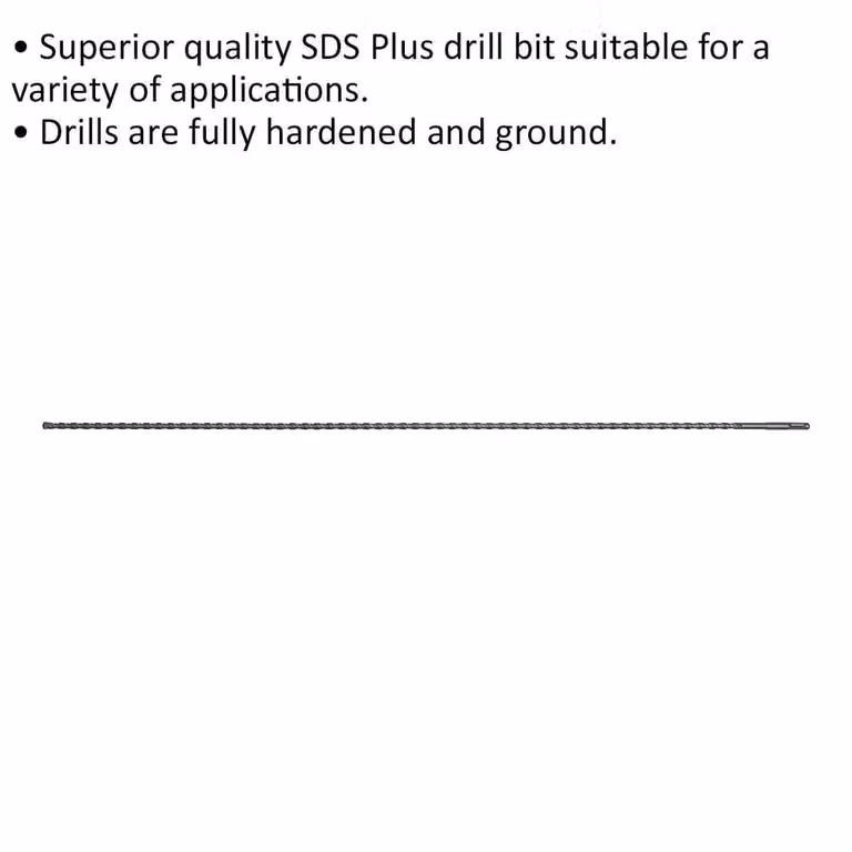 Loops SDS Plus Drill Bit, Silver and Multicolour, Diameter: 12 mm, Length: 1000 mm