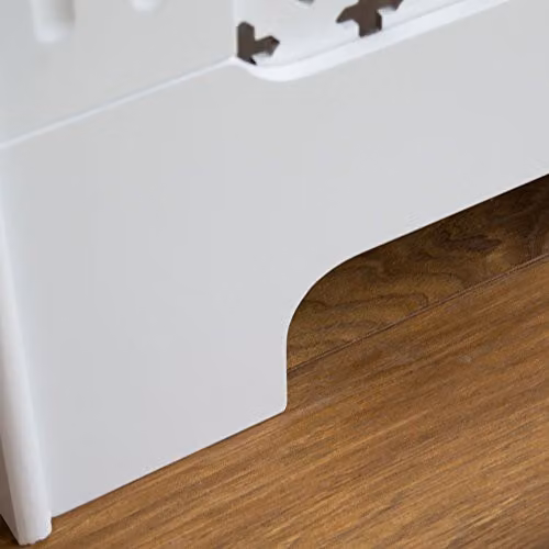 Vida Designs Oxford Large White Geometric Heating Radiator Cover W/D/H: 152 x 82 x 19 cm – 3