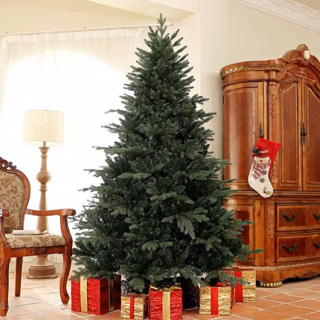 HOMCOM Green Artificial Tabletop Christmas Tree, Height: 152.4 cm