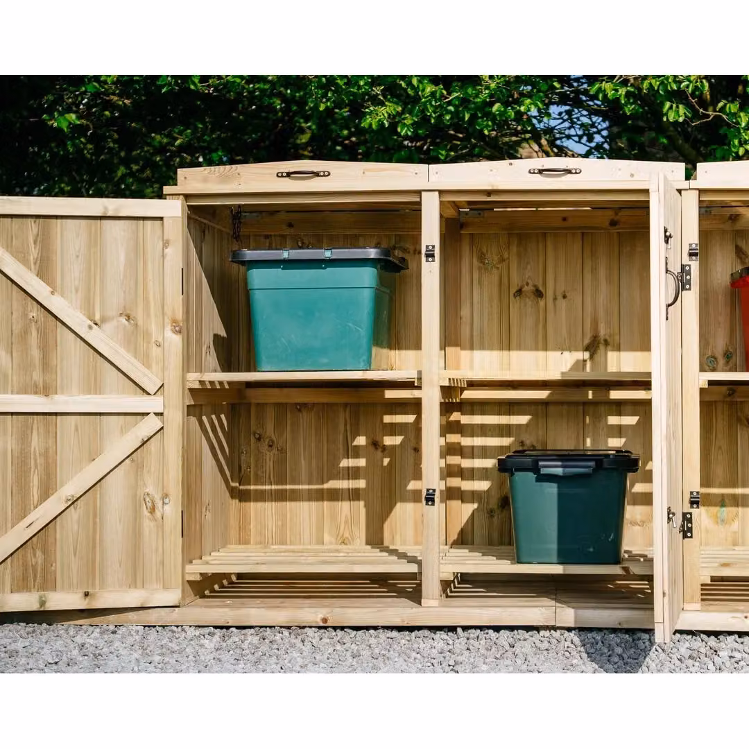 Buttercup Farm Chatburn 6 Box Store in Brown Timber W/D/H: 180.5 x 120.0 x 80.4 cm – 4