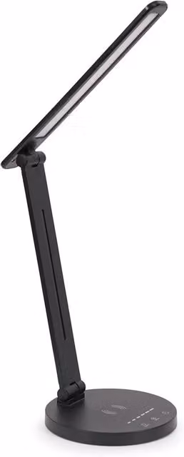 Kiko Black Adjustable LED Desk Lamp with Dimmable Touch Control