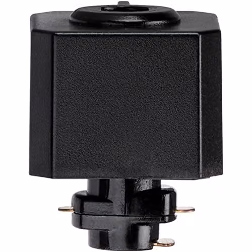 Loops Black Plastic Track Lighting Pendant Adapter