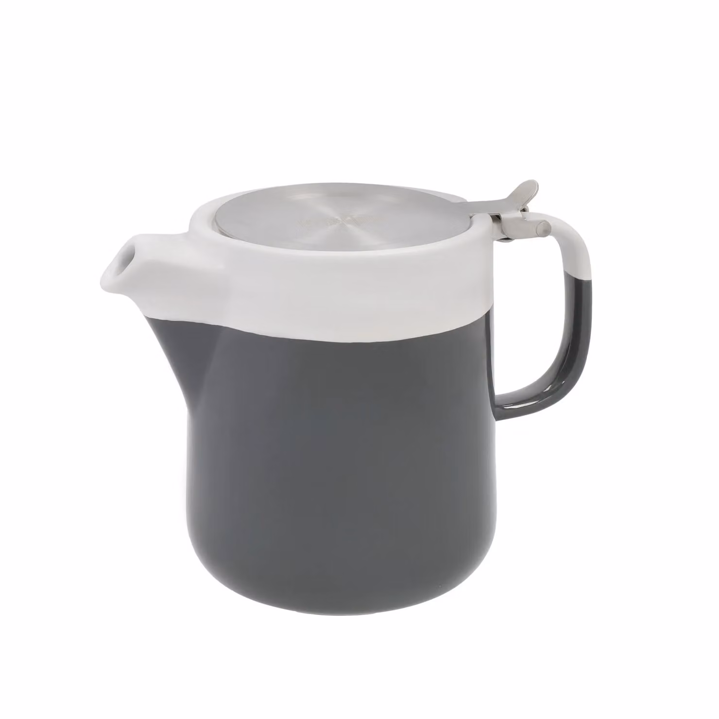 La Cafetiere Barcelona Ceramic Teapot with Infuser in Grey and White – 4