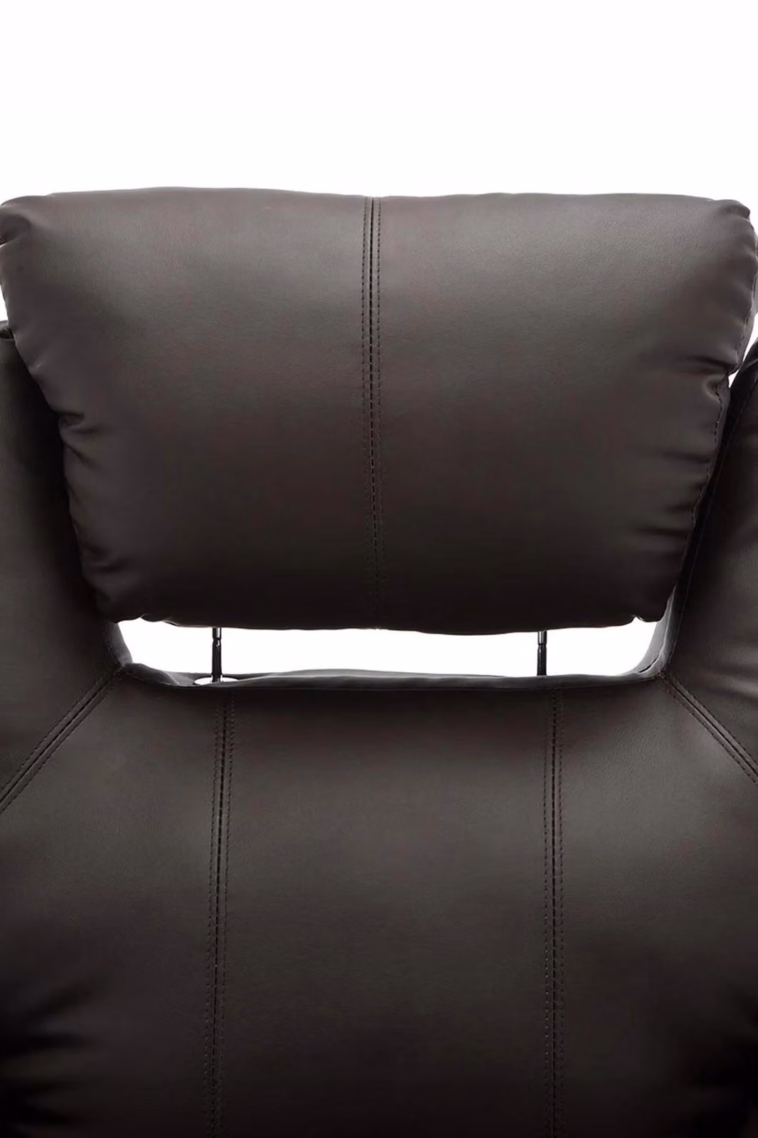 More4Homes Cinemo Dual Motor Rise Recliner Heat and Massage Chair in Brown Bonded Leather – 5