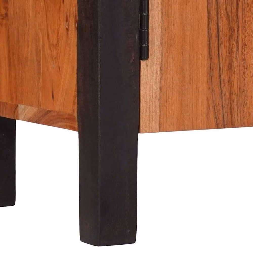 Berkfield Home Modern Brown Solid Acacia Wood Buffet and Sideboard W/D/H: 55 x 30 x 75 cm – 5