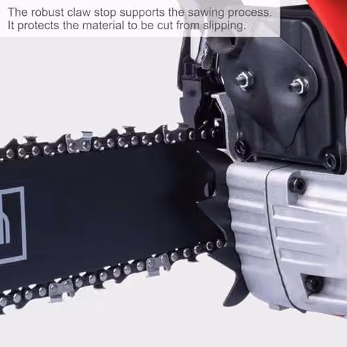 Scheppach PCS56 Petrol Chainsaw in Red with 53cc 3.1HP 2-Stroke Engine and 20 inch ProCut Blade – 3