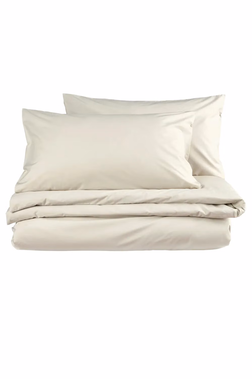 CHRISTY Pure Cotton Percale Duvet Cover Set, Beige, King Size (180 x 200 cm) – 2