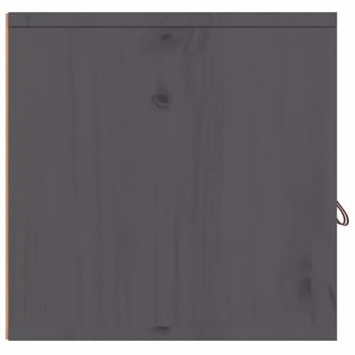 vidaXL Modern Wall Cabinet in Grey Solid Pine, W/D/H: 80 x 30 x 30 cm – 5