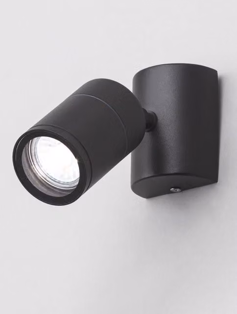 BHS Lighting Delting Adjustable Outdoor Wall Light in Anthracite Grey