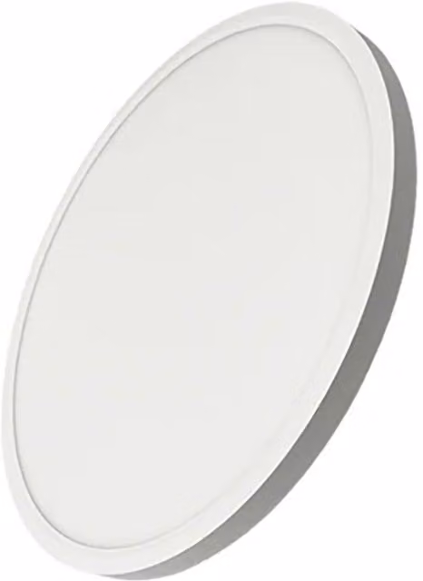 Livingandhome Super Slim Round Dimmable LED Ceiling Light with Remote Control, White