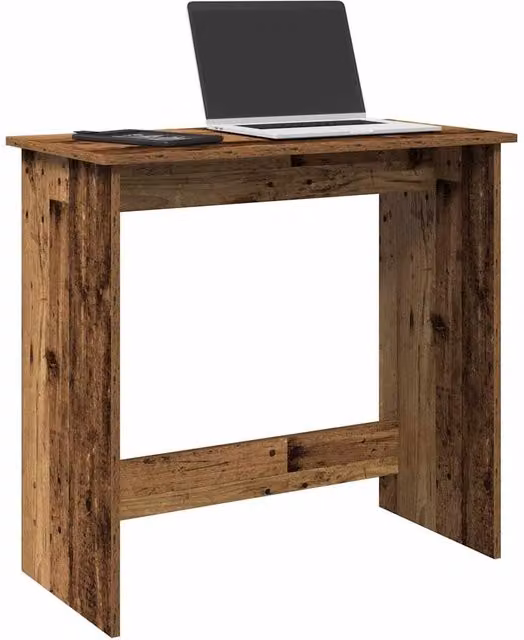 Berkfield Writing Desk in Brown Old Wood, W/D/H: 80 x 40 x 75 cm – 1