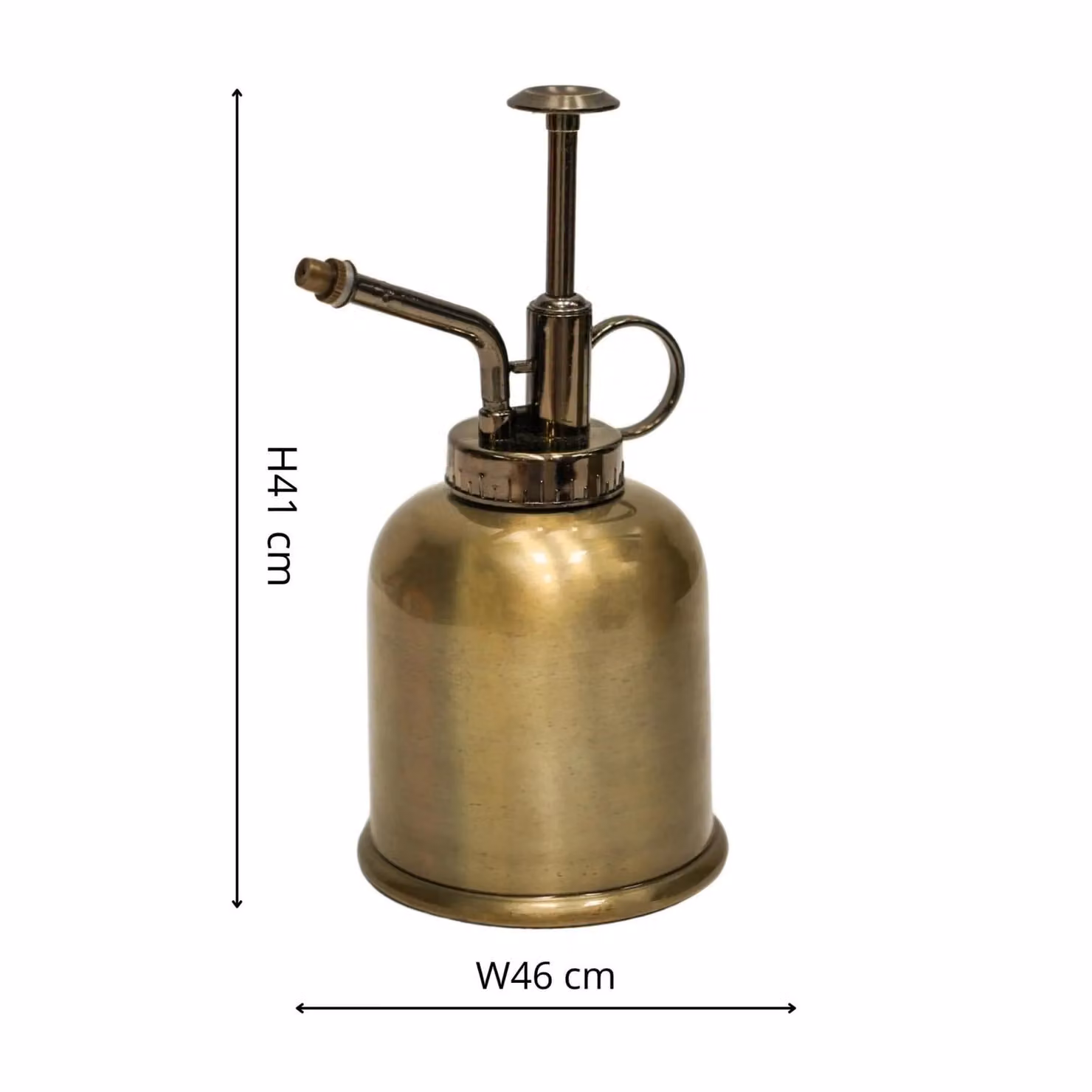 Ivyline Royal Botanic Gardens Kew Matt Brass Plant Mister in Gold, Height: 14 cm – 3