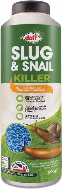 Doff Slug and Snail Killer Granules for Vegetable and Herb Gardens