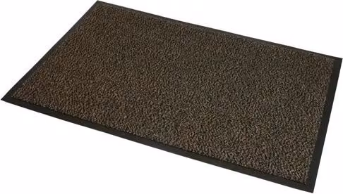 JVL Commodore Non-Slip Barrier Doormat, Brown and Black, W/D: 120 x 150 cm – 2