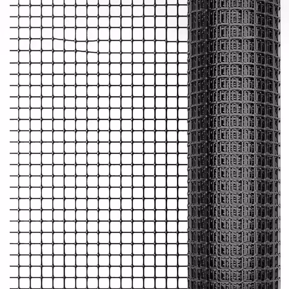 NESTLUNE Black PVC Plastic Chicken Wire Mesh, Height: 1.2 m, Width: 3 m – 4