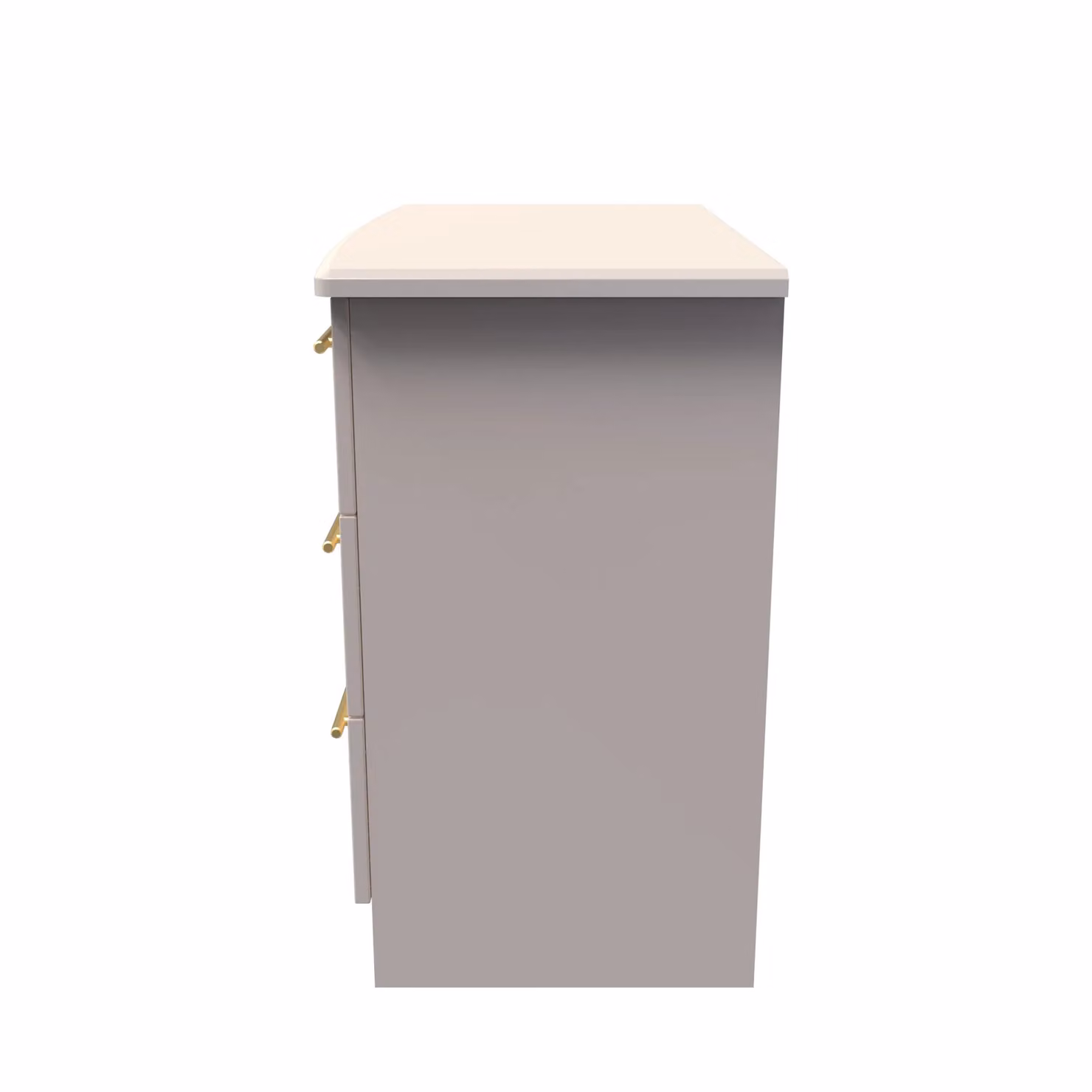 Helmsley 3 Drawer Chest in Taupe Beige, Ready Assembled – 2