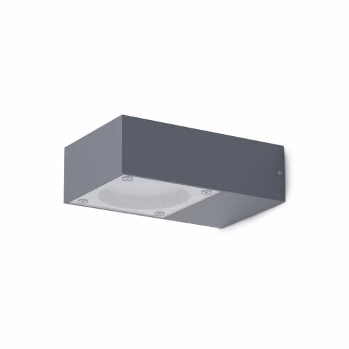 Netlighting Sirio Modern Outdoor Wall Down Lamp in Anthracite Grey IP65
