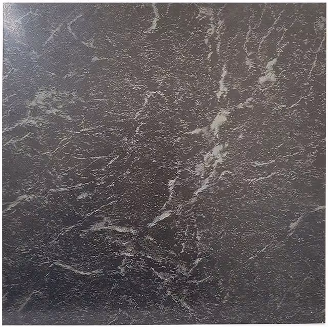 YoL Black Marble Effect Glossy Field Floor Tiles
