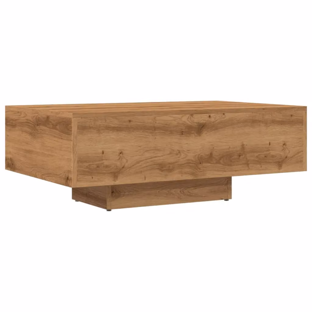 Berkfield Home Artisan Oak Coffee Table in Brown, W: 85 cm, D: 55 cm, H: 31 cm – 2