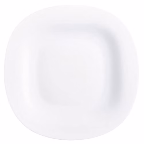 Luminarc Carine White Glass Dinner Plate, Diameter: 26.5 cm