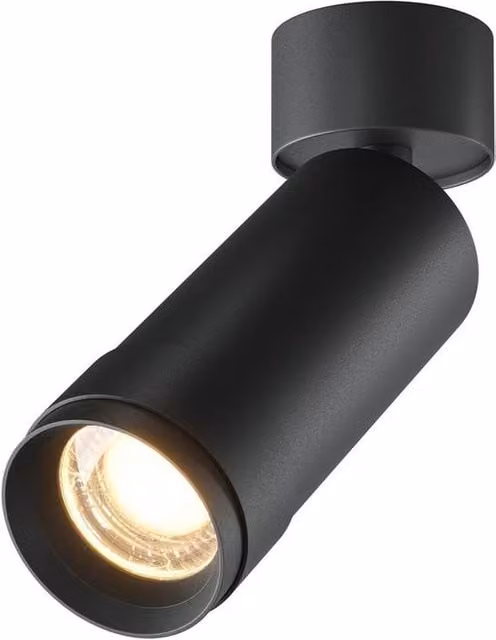 Netlighting Focus Zoom Single LED Spotlight in Black with 3000K Warm White Light and 790lm Output