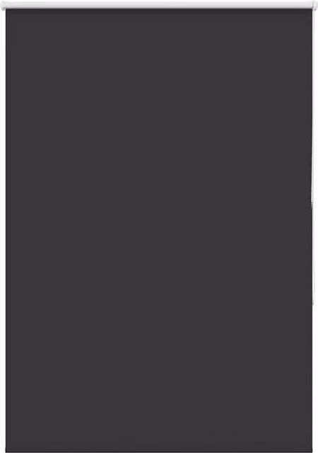 Berkfield Home Blackout Roller Blind, Black Polyester, W: 90 cm, H: 130 cm