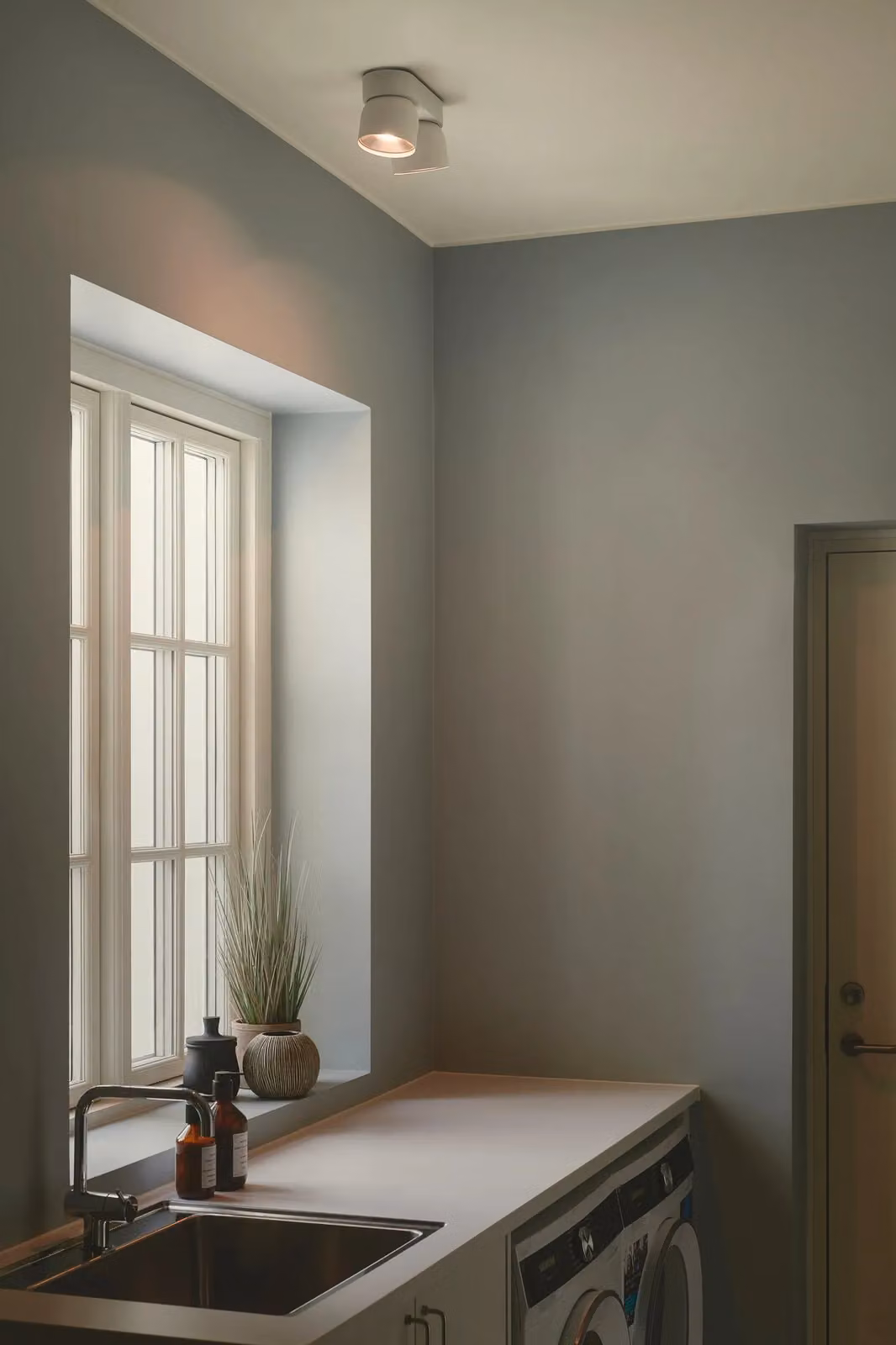 Nordlux Pitcher Round Metal Ceiling Spot Light in White and Gold/Brass with GU10 Mains Connection – 2
